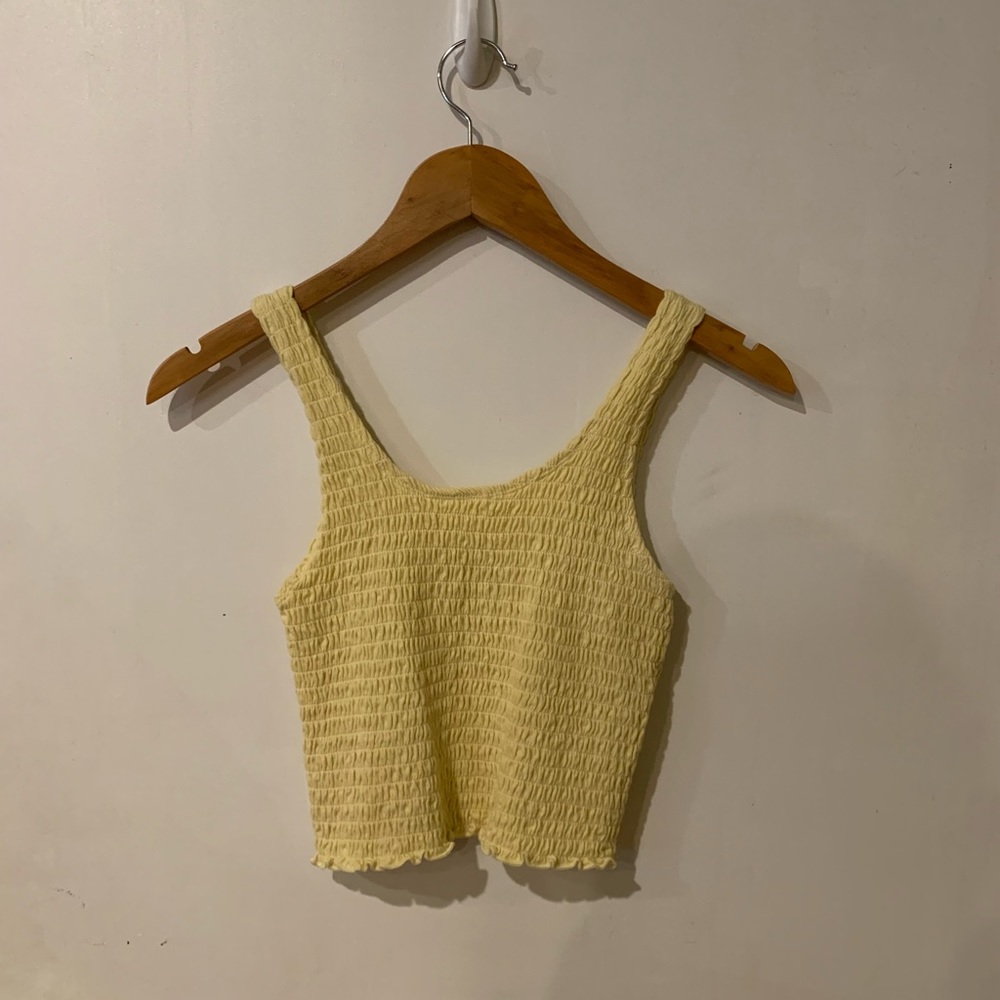 Yellow Hollister Tank